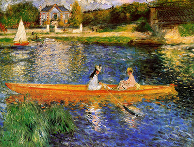 The Seine at Asnieres the Skiff Pierre-Auguste Renoir